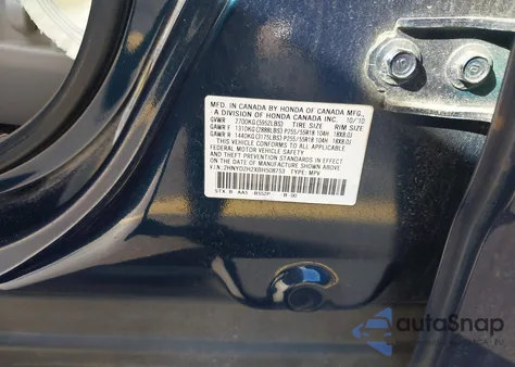 2011 Acura Mdx from USA, damaged, VIN 2HNYD2H2XBH508753